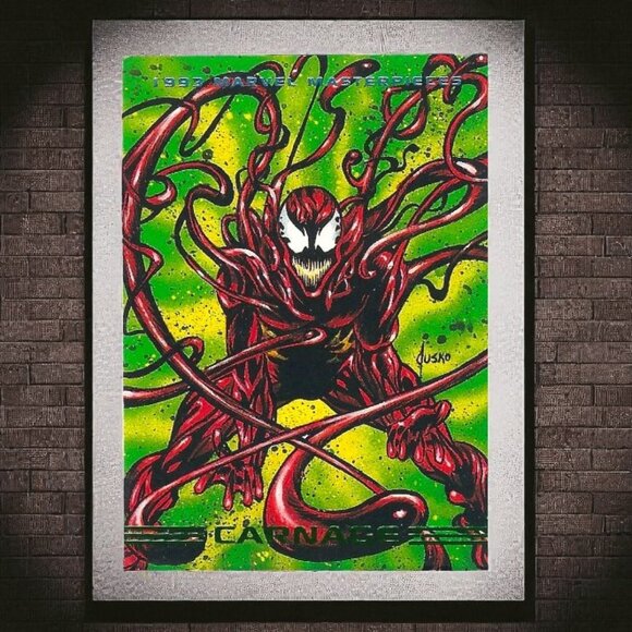 1993 Marvel Masterpieces Trading Card - Carnage - Picture 1 of 2